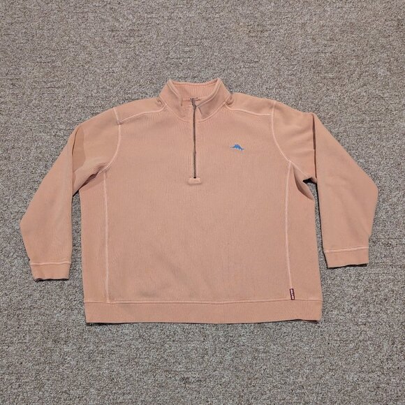 Vintage Tommy Bahama Relax 1/4 Zip Pullover - Picture 2 of 11